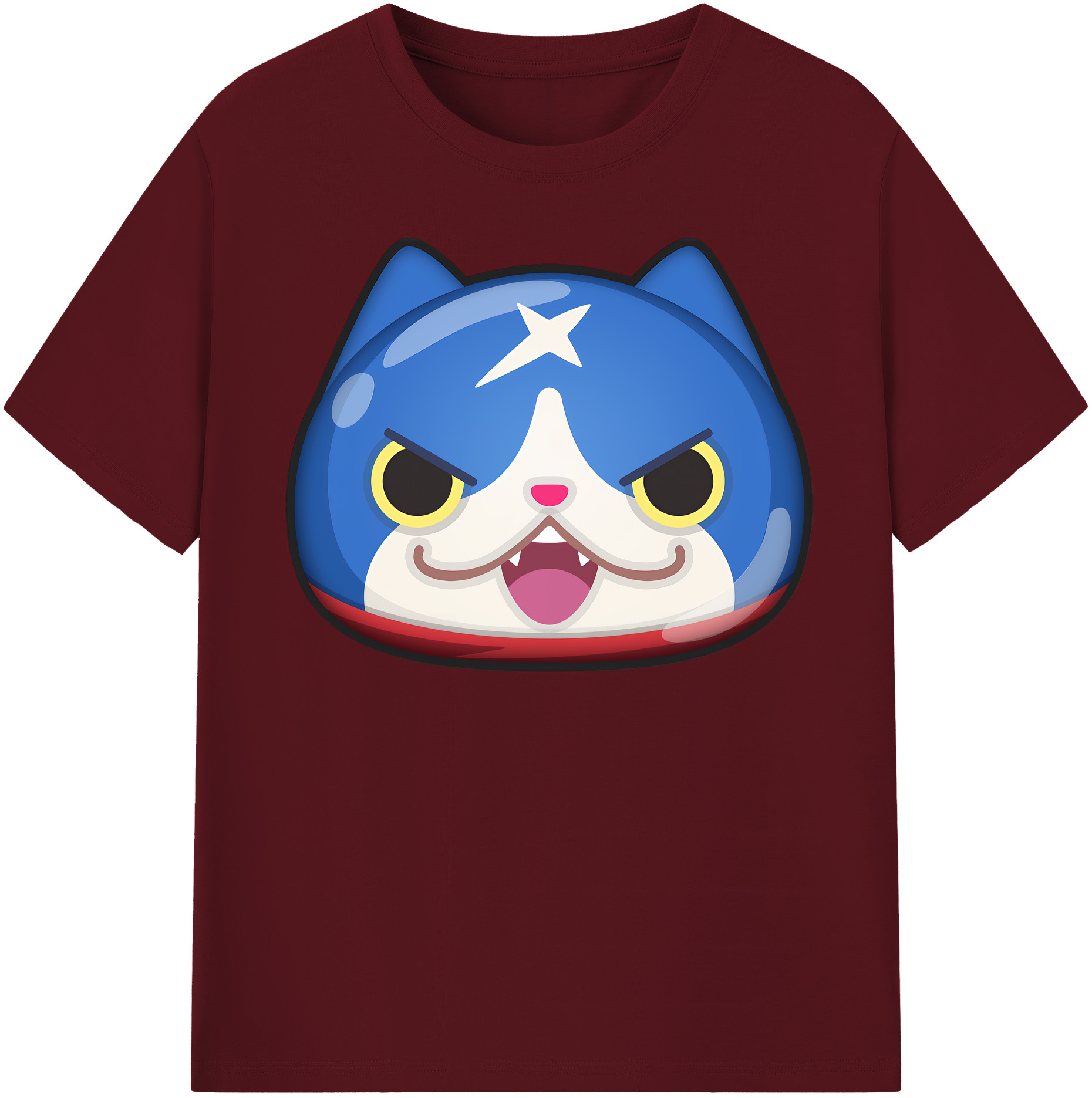 （画像用） 妖怪ウォッチ Yo-kai Watch 綿100％半袖Tシャツ（フロントプリント）